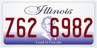 IL license plate Z626982