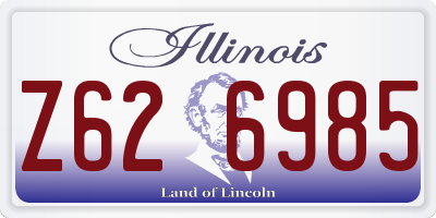 IL license plate Z626985