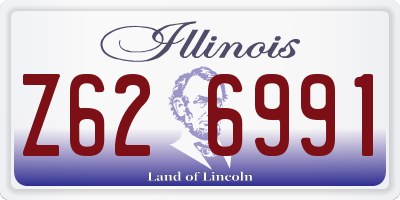 IL license plate Z626991