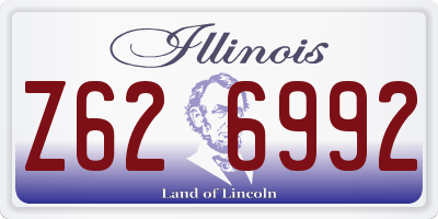 IL license plate Z626992