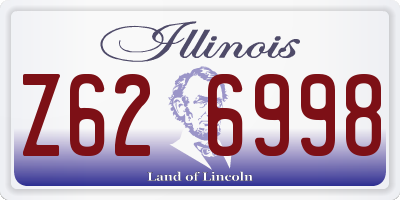 IL license plate Z626998