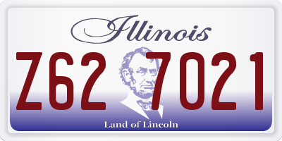 IL license plate Z627021