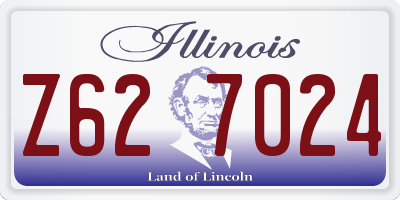 IL license plate Z627024