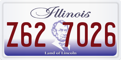 IL license plate Z627026