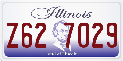 IL license plate Z627029
