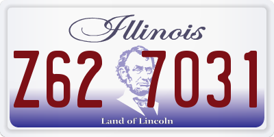 IL license plate Z627031