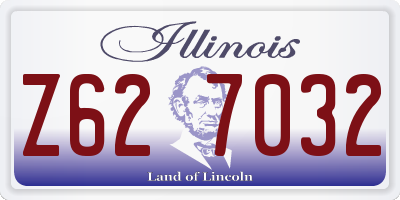 IL license plate Z627032
