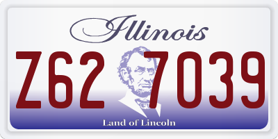 IL license plate Z627039