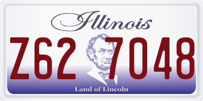 IL license plate Z627048