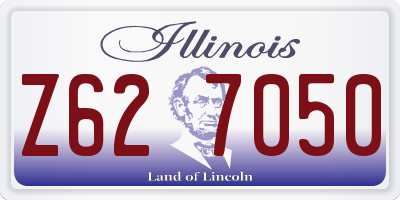 IL license plate Z627050