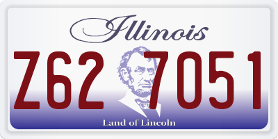 IL license plate Z627051