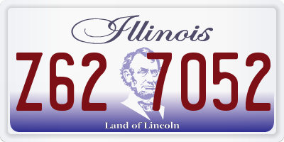IL license plate Z627052