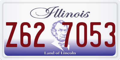 IL license plate Z627053