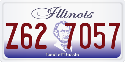 IL license plate Z627057