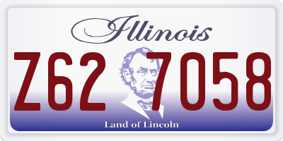 IL license plate Z627058