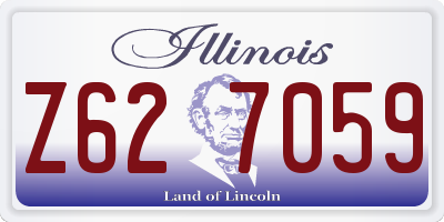 IL license plate Z627059