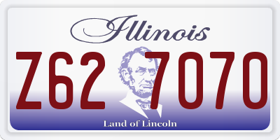 IL license plate Z627070