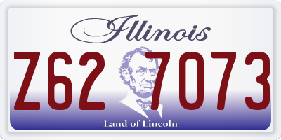 IL license plate Z627073