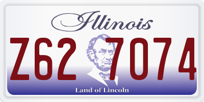 IL license plate Z627074