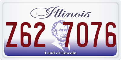 IL license plate Z627076