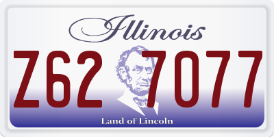 IL license plate Z627077