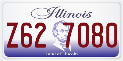 IL license plate Z627080