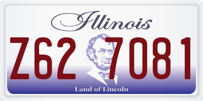 IL license plate Z627081