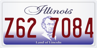 IL license plate Z627084