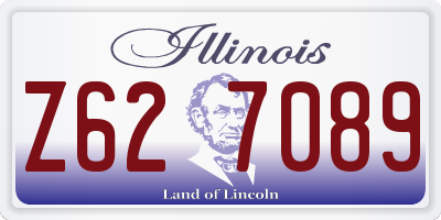 IL license plate Z627089