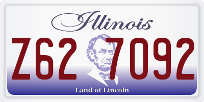 IL license plate Z627092