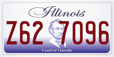 IL license plate Z627096