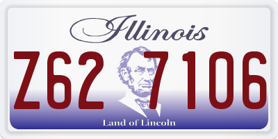 IL license plate Z627106