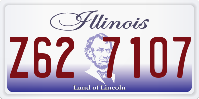 IL license plate Z627107
