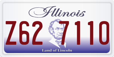 IL license plate Z627110