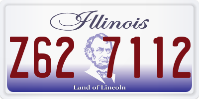 IL license plate Z627112
