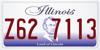 IL license plate Z627113