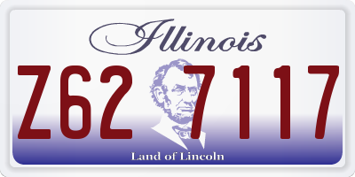IL license plate Z627117