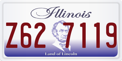 IL license plate Z627119