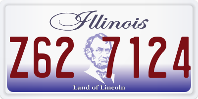 IL license plate Z627124