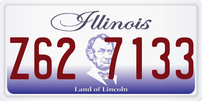 IL license plate Z627133