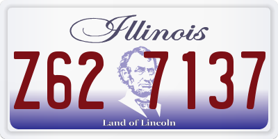 IL license plate Z627137