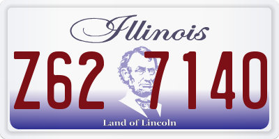 IL license plate Z627140