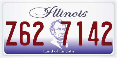 IL license plate Z627142