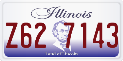 IL license plate Z627143