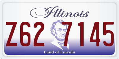 IL license plate Z627145