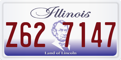 IL license plate Z627147