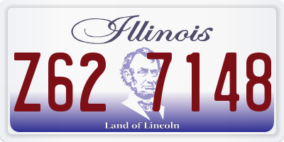 IL license plate Z627148