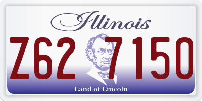 IL license plate Z627150