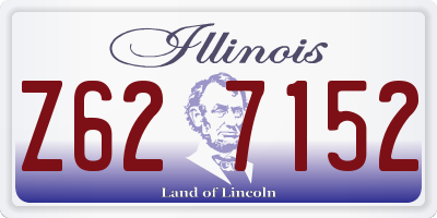 IL license plate Z627152