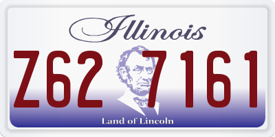 IL license plate Z627161